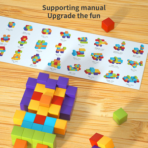 Nuevo Diy Block Puzzle Construcción manual de juguetes de bloques de educación temprana para niños - Product Image 5