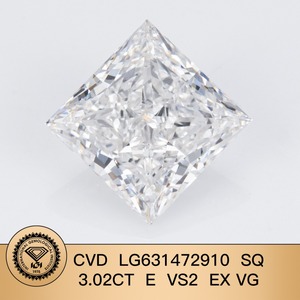 תקן igi מוסמך <span class=keywords><strong>pr</strong></span> 3.02ct <span class=keywords><strong>e</strong></span> vs2 מעבדה הסיטונאית יהלום גדל יהלום