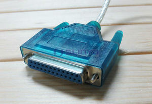 Cable de impresora USB a paralelo Cable convertidor 25 Pin macho y hembra Cable de impresora Adaptador convertidor