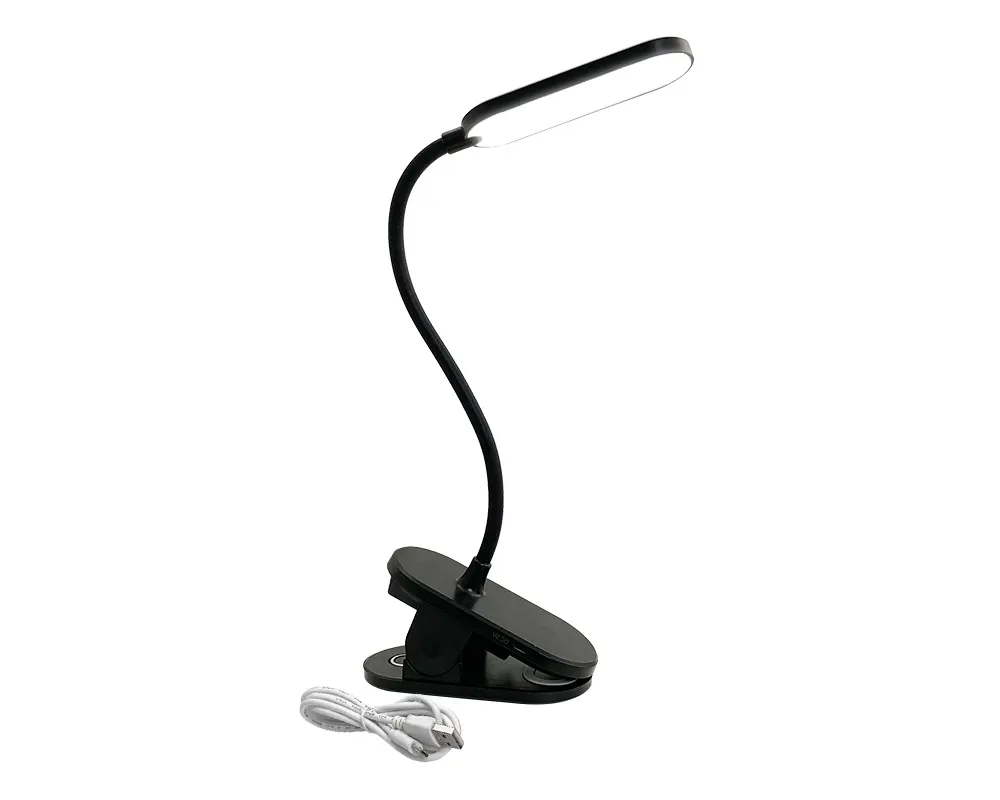 Lampe LED professionnelle, design moderne, haute qualité, USB, Rechargeable, à pince, idéale pour le bureau ou le chevet, OEM/ODM