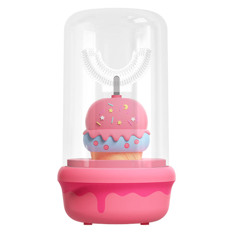 แปรงสีฟันไฟฟ้า-ไอศกรีมสีชมพู