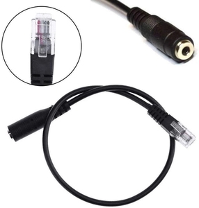 Conector de línea de Audio hembra a macho, adaptador de enchufe de 3,5mm RJ9, Cable Convertidor para PC, ordenador, auriculares, Cable conector de teléfono - Product Image 2