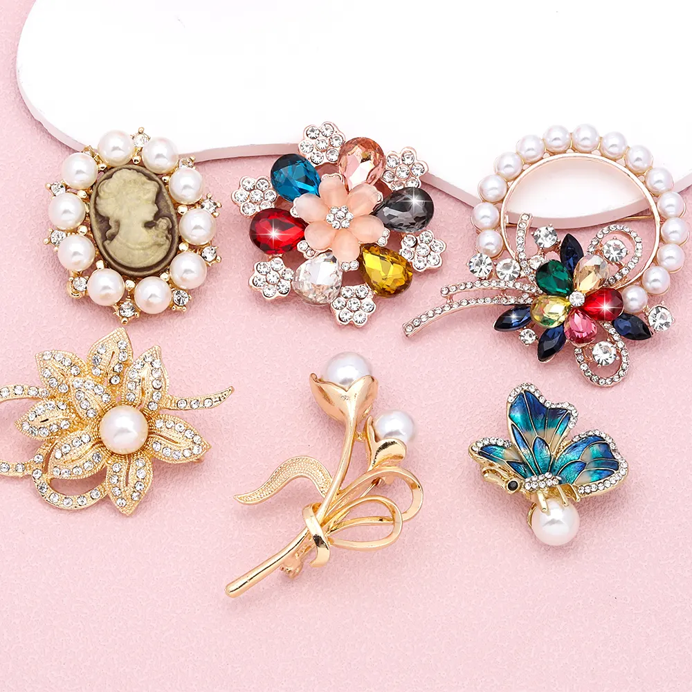 JXX New Arrivals A Symbol Of Elegance Women'S Clothing Accessories Flower Brooches Luxury Women Brooches