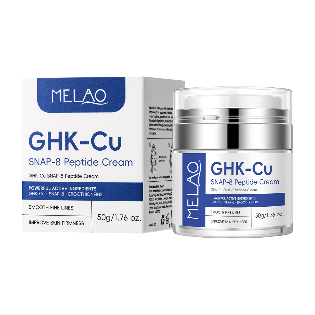 GHK-Cu SNAP-8 Peptide Cream