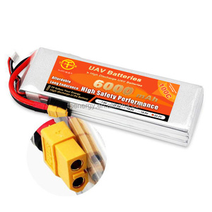 6000mAh 3S <strong>4S</strong> 6S 22.2V Lithium-Ion FPV Battery with XT60 Factory <strong>Price</strong> for Power Supply in Drones Planes and Radios - Product Image 4