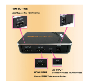 Scheda di acquisizione Video HDMI AV per PS4 Game STB VHS videocamera registrazione Video per PC su USB Flash Disk Line In Mic In HDMI Loop - Product Image 5