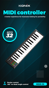 Konix Newest Cheap Arranger 32 Keys <strong>MIDI</strong> <strong>Keyboard</strong> <strong>MIDI</strong> <strong>Controller</strong> Electronic Organ for Musician <strong>Keyboard</strong> - Product Image 3