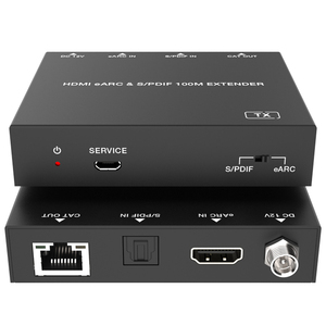 Extensor óptico HDMI Toslink EARC sobre Cat 6 hasta 100m para sistema de cine en casa - Product Image 2