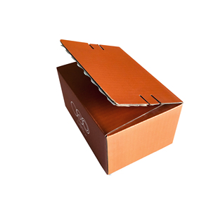 定制可回收零食纸盒瓦楞螺母纸板盒带撕裂行程 - Product Image 2