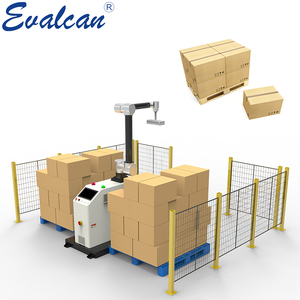 Robot paletizador automático de carga pesada, caja de cartón, paletizador apilable, máquina paletizadora robótica