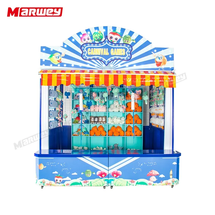 Centre commercial chaud intérieur carnaval bricolage stand de jeu enfants adulte interactif parc d'attractions carnaval stand jeux Machine à vendre