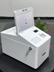 Một máy tính để bàn 10.1 inch tự phục vụ phát hành thẻ ngân hàng máy không thấm nước có thể gập lại màn hình cảm ứng tự phục vụ thiết bị đầu cuối phát hành thẻ - Product Image 5