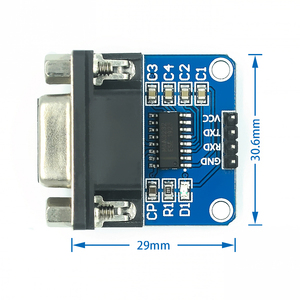 MAX3232 Serial Port Converter Module Entwicklungs platine für RS232 zu TTL 2 Generation Chip Serial Port Converter zu TTL