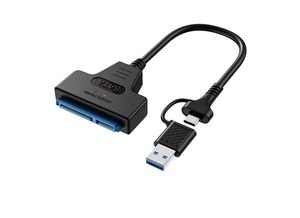 High Quality 2 in 1 SATA to <strong>USB</strong> Cable <strong>USB</strong> 3.0/3.1 Hard Disk Adapter Compatible With 2.5-inch Hard Drives and SSD UASP Support - Product Image 4