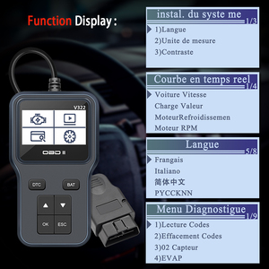Herramienta de diagnóstico de automóvil Análisis de consumo de combustible es ODB2 Detector de computadora de viaje Decodificador Luz de falla del motor clara. - Product Image 5
