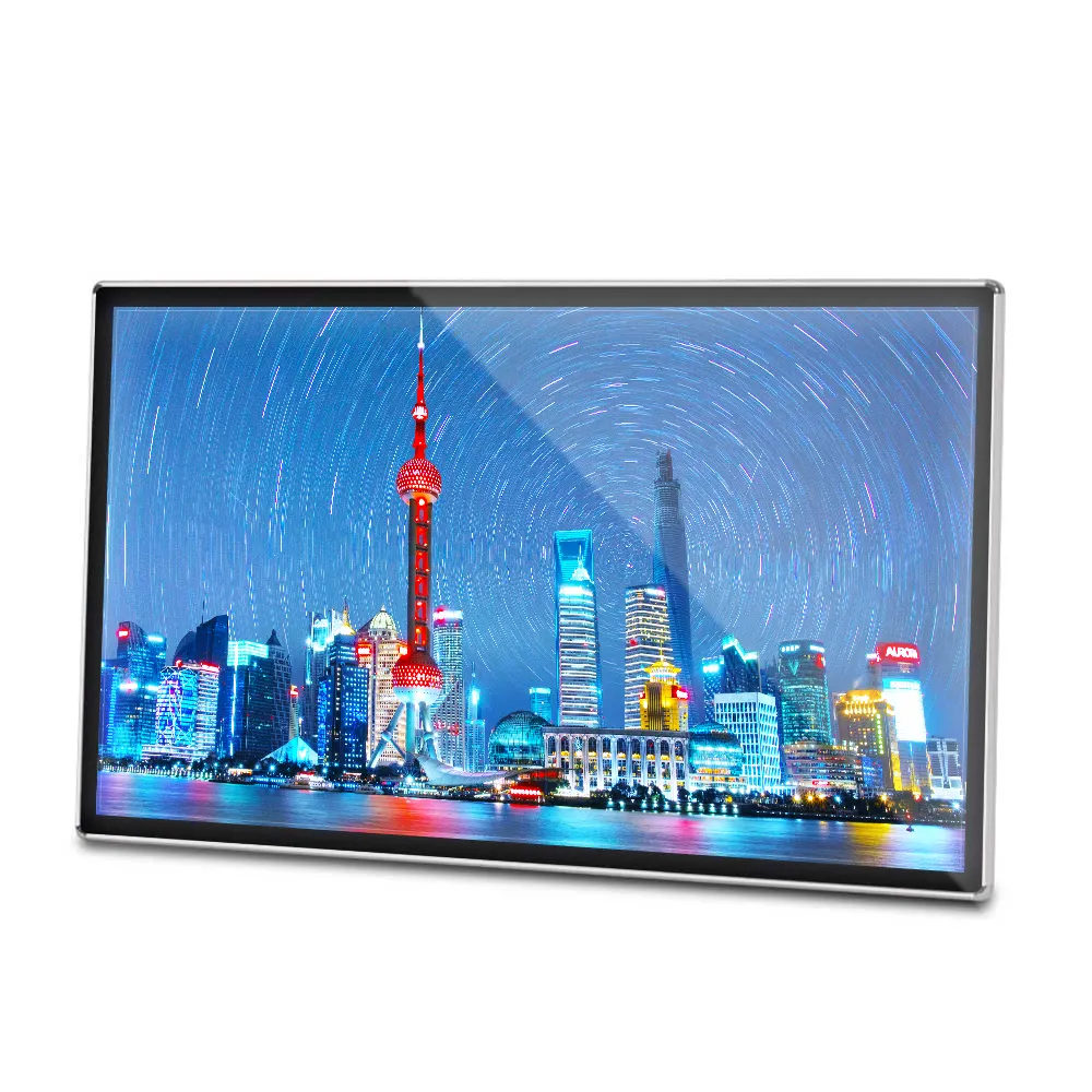 Retail Store Android wall mounted touch screen lcd animated advertising screens for commercial digital display