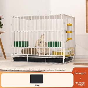 Cage pliable pour lapin, cochon d'Inde, chinchilla – Idéale pour petits animaux domestiques – Modèle intérieur avec bouton – Offre spéciale - Product Image 4