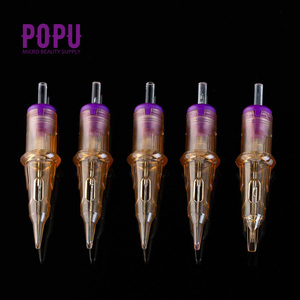 Atacado POPU Premium 1RL 3RL CE Certified Hair Stroke Nano SMP PMU Agulhas Tatuagem Cartucho Agulha