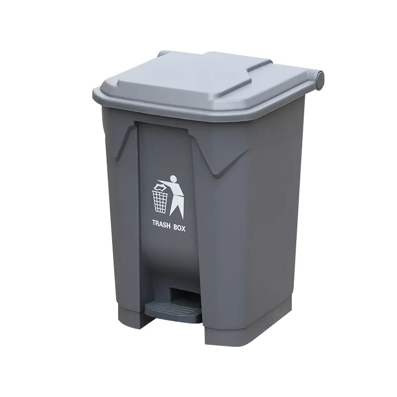 Cestino per rifiuti o cestino per rifiuti da bagno in plastica nera da 13 galloni per la casa/ufficio