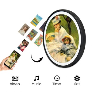INSOVISION 23.6 pollici Wifi Android Video Digital Signage visualizza Mini Display LCD rotondi - Product Image 4