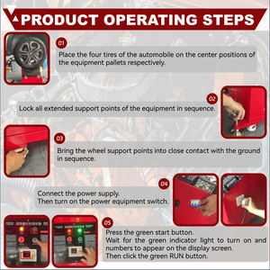 Schucars เครื่องตรวจจับเสียงรถยนต์ระบบกันสะเทือนของแชสซี, เครื่องทดสอบการเขย่ารถยนต์การบำรุงรักษาซ่อมแซมซ่อมแซม - Product Image 5