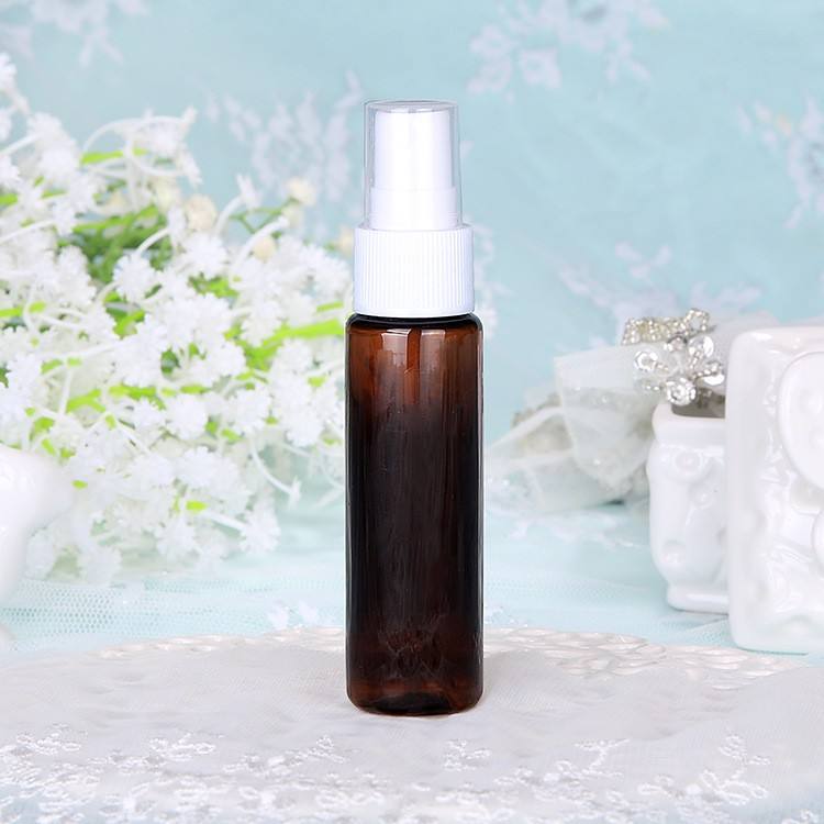 ขวดสีเหลืองอำพัน + ฝาสีขาว