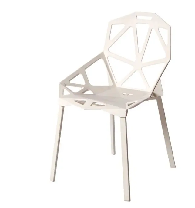 Muebles de plástico francés, sillas modernas para cafetería, restaurante