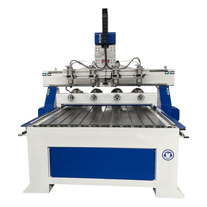 1325 4th Axis 3D Multi Heads 4 Axis Wood Cnc Router con torno giratorio Cnc Router - Product Image 1