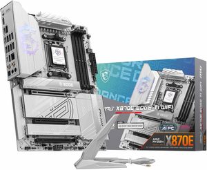 MSI MPG X870E TI WiFi-Motherboard, ATX-Unterstützt AMD 9000/8000 /7000 Prozessoren, AM5-80A SPS VRM, DDR5-Speicher - Product Image 1