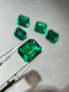 אמרלד מעבדה, אבן חן רופפת, אבן חן מעבדה באיכות גבוהה, מידות מרובות - מוסמך GRC/AGL לייצור תכשיטים - Product Image 4