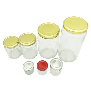 25Ml 30Ml 50Ml 70Ml 195Ml 240Ml 350Ml 1000Mlขวดแก้วกลมใสพร้อมฝาปิด - Product Image 2