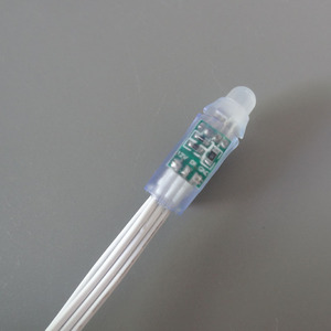 DC12V 18AWG WS2811 LEDピクセルノード、IP68定格、ストリングあたり50個、ラウンドタイプ - Product Image 5