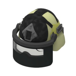 Casco tattico con protezione protettiva per uso pesante equipaggiamento di difesa personale verde - Product Image 1