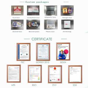 Tarjetas Flash impresas personalizadas en blanco y negro, herramienta educativa de estímulo Visual para bebés, de papel plástico Material, caja con logotipo personalizable - Product Image 5