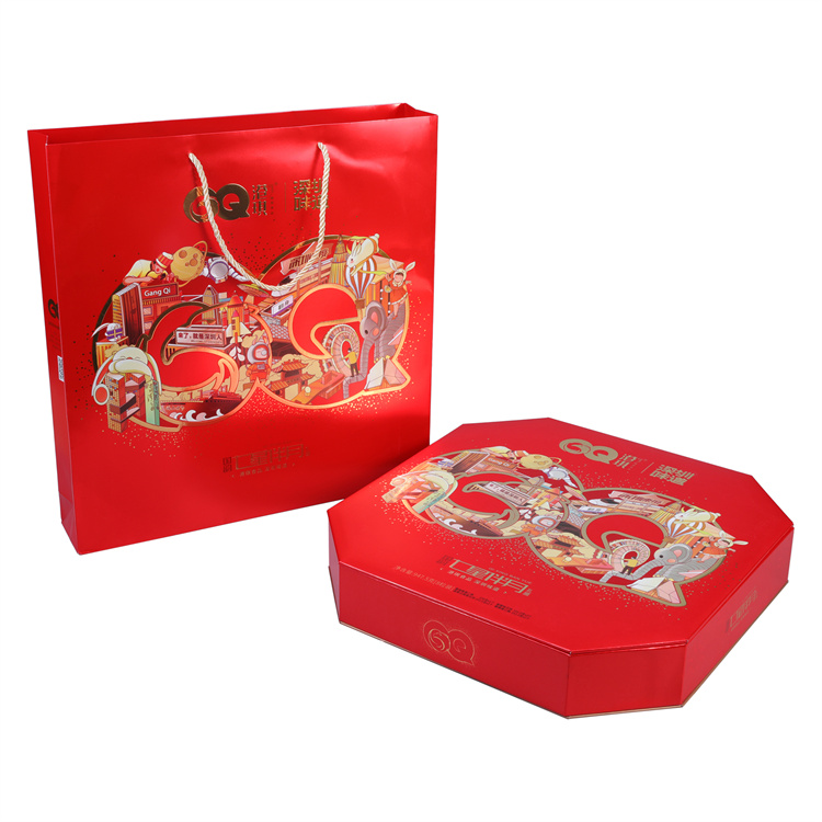 Yüksek kalite fabrika özel çin kırmızı hediye kutusu - Product Image 4