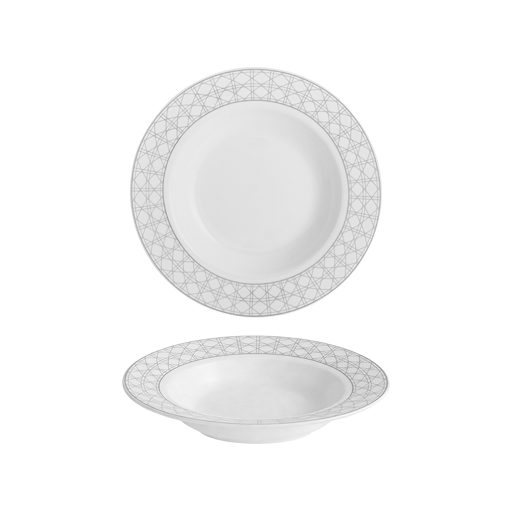 Assiette à soupe de 8,5 pouces