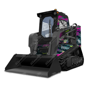 MAMMUT 2025 New Product OJ65C Mini Skid Steer <strong>Loader</strong> LED Working Lights High Visibility Quick <strong>Loading</strong> and <strong>Unloading</strong> - Product Image 3