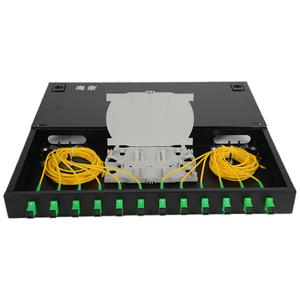 热销光纤终端盒fttx odb SC FC LC/APC 12芯台式安装光缆接线板 - Product Image 2