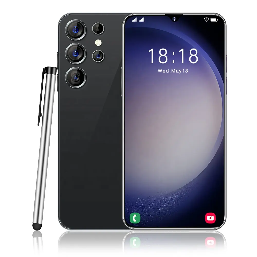 Valentijnsdag Verrassing 2024 Nieuwste S24 Ultra Ai Android Smartphone 7.3Inch Ontgrendeld Versie 16Gb 1Tb Dual Sim 5G Mobiele Telefoon