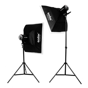 Godox 600Ws工作室闪光灯套件600W闪光灯，用于照片拍摄，带灯架触发软盒 - Product Image 4