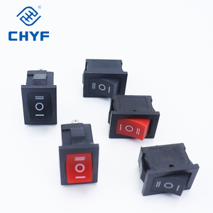 Kcd1 mô hình 3 vị trí Rocker chuyển đổi bảng điều khiển với màu xanh Chiếu Sáng Đèn 250VAC ON-OFF 3 pin - Product Image 4