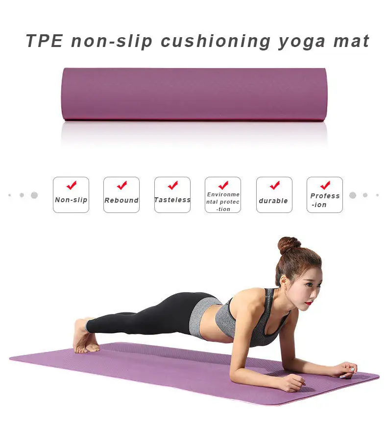 TPE Yoga matte Langlebige und flexible Yoga matten für Fitness begeisterte
