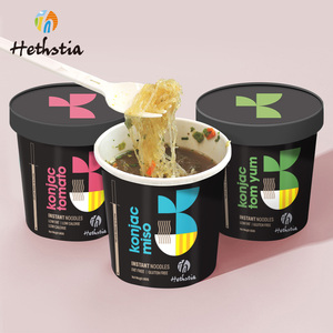 Hethstia nhanh chóng nấu ăn thấp Carb đường miễn phí ngay lập tức <span class=keywords><strong>Miso</strong></span> Konjac Mì Ly - Product Image 4