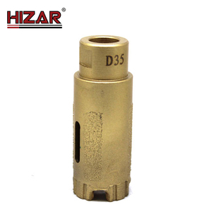 HIZAR Vacuum Brazed Diamond <strong>Core</strong> <strong>Drill</strong> Bit for Drilling for Granite Marble and Concrete