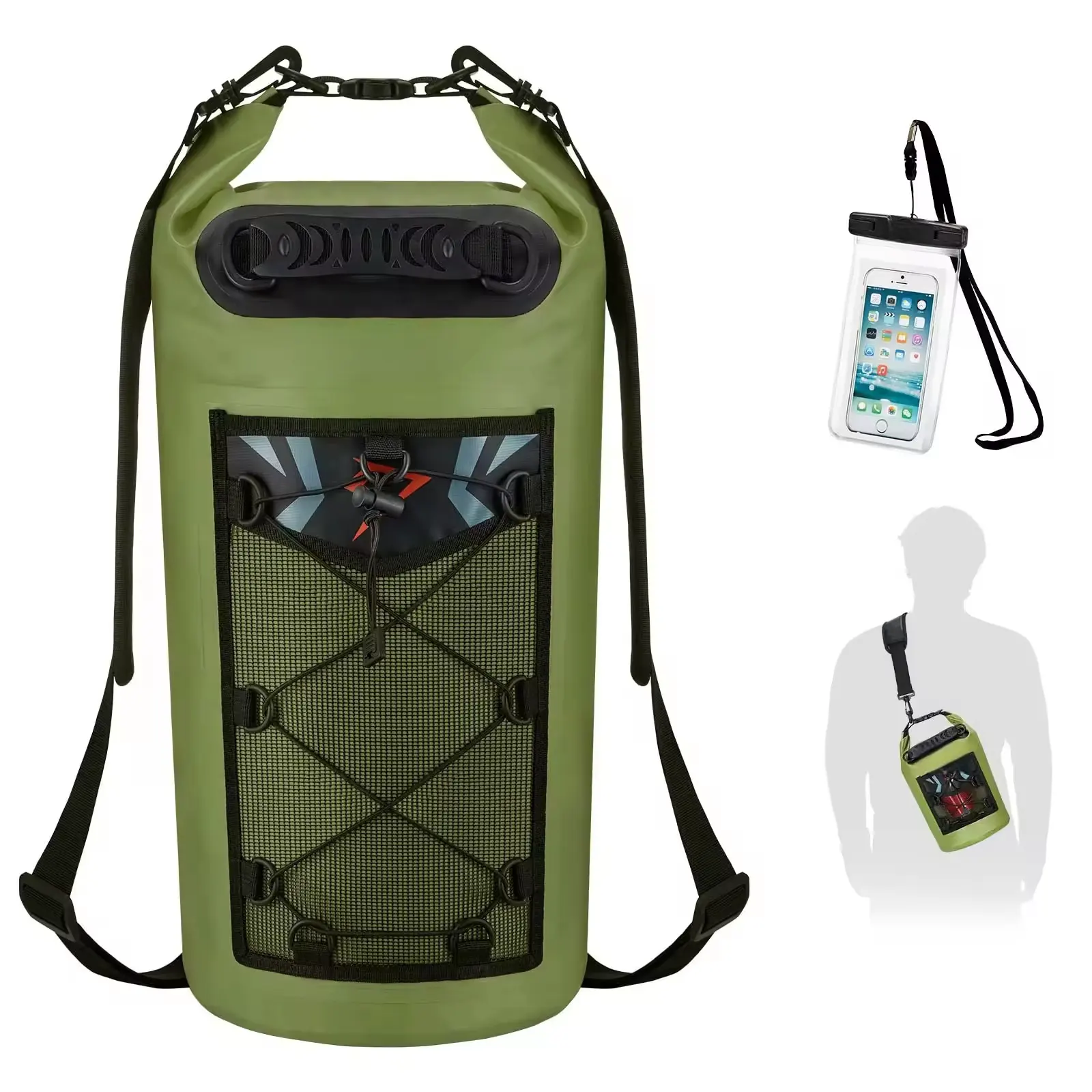 Lightweight dry bags Fashion Travel Hiking Swimming Boating Sport Ocean Pack 5L10L15L20L30L Waterproof backpack