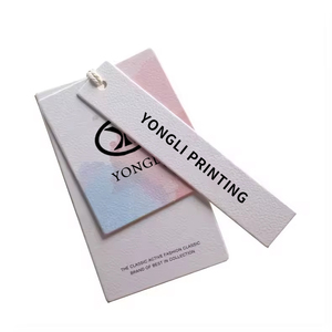 Eco-Friendly <strong>Custom</strong> Logo Embossed Hang <strong>Tag</strong> Art Paper Gift Jewelry Clothing <strong>String</strong> <strong>Tag</strong> - Product Image 5