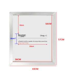 8X12 9X14 9X20 18X20 20X24 23X31 Khung In Lụa Nhôm Với Lưới/Không Có Lưới - Product Image 5