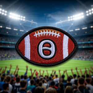 罗德·斯图尔特运动补丁刺绣编织标记亮片雪尼尔精选NFL热压补丁