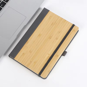 Eco Friendly Bamboo Journal <strong>with</strong> <strong>Elastic</strong> Band 100 Pages Recycled Paper <strong>Notebook</strong> for Writing Sketching Travel Diary - Product Image 5