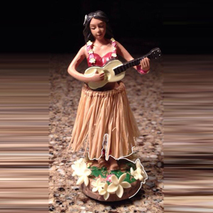 Tùy Chỉnh Swinging Hawaii Hula Cô Gái Nhảy Múa Búp Bê Xe Bảng Điều Khiển Bức Tượng Đồ Trang Trí Cho Xe Nội Thất Nhà Bên Trang Trí Nội Thất - Product Image 4